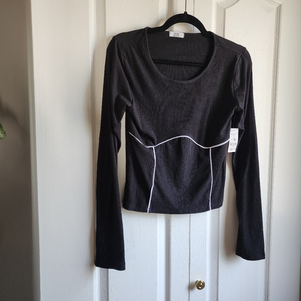 Ardene Corset Style Ribbed Top